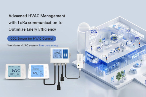 Enerjiyi Optimize etmek için HVAC Yönetimi için LoRa CO2 İzleme