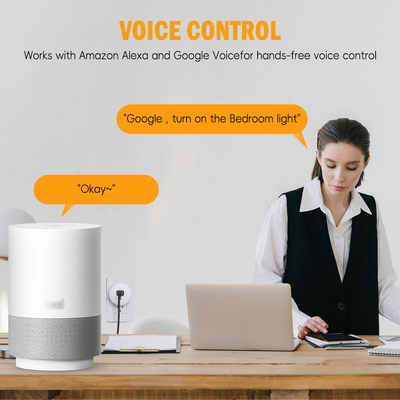 İyi bir fiyat. Alexa için ev kablosuz WIFI akıllı soket fişi 5GHz 240V 1800W çevrimiçi