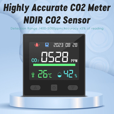 İyi bir fiyat. Duvara monte edilmiş akıllı CO2 monitörü Hava kalitesi NDIR IAQ sensörü 86mm çevrimiçi