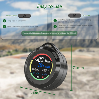 İyi bir fiyat. Elektronik Mini Cep Taşınabilir Karbon Monoksit Detektörü Gaz Analizörü çevrimiçi