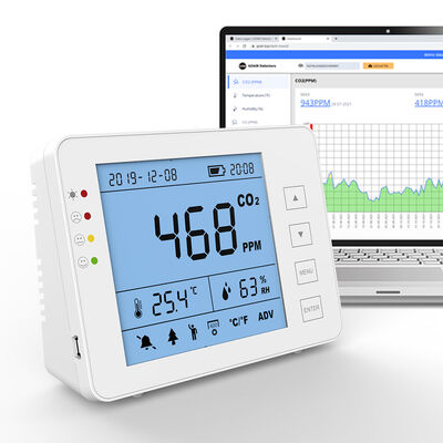 İyi bir fiyat. Okul çalışma alanı için kompakt hava kalitesi CO2 monitörü çevrimiçi