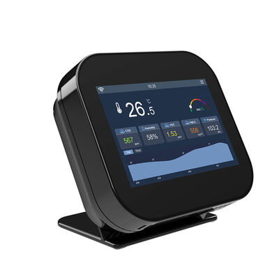 İyi bir fiyat. IP21 derecelendirilmiş CO2 Wifi Akıllı Hava Kalite İzleyici Sız Yüksek Hassasiyet çevrimiçi