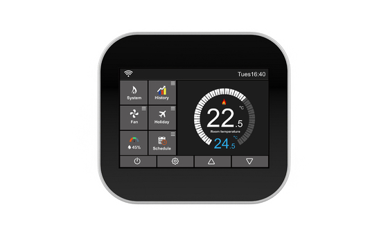 Süpermarket Bluetooth Akıllı WiFi Termostatlar 240v Bireysel Oda için