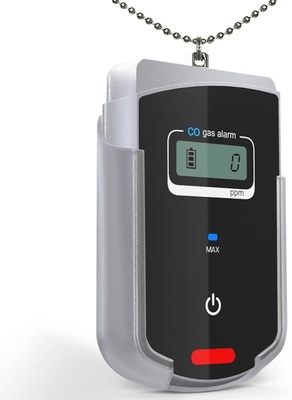 Otomobil taşınabilir karbon monoksit alarmı CO monitörü 50ppm Şok direnci