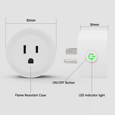 Good price Okul Evi Alexa Google Wifi Smart Plug 220v 300g Beyaz OEM çevrimiçi