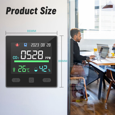 Good price 12V iç mekan CO2 ölçer sıcaklık nem WiFi hava kalitesi monitörü çevrimiçi