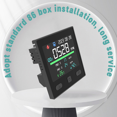 Good price Ev Akıllı Co2 PM2.5 Formaldehit Akıllı İç Hava Kalite İzleyici çevrimiçi