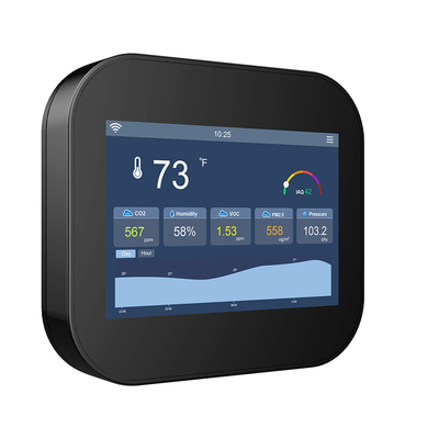 Good price Dokunmatik ekranlı iç mekan akıllı hava kalitesi monitörü sensörü WiFi RS485 & LoRaWan ile çevrimiçi