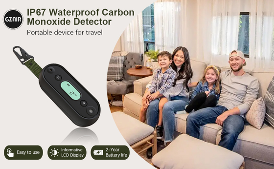 Su geçirmez Deniz Karbon Monoksit (CO) Detektörü Alarmı. 12V DC, 100dB Sesli ve LED Alarm, UL 2034 Sertifikalı. Elektrokimyasal Sensör ve Özel Sınırlı Taşınabilir CO Alarmı.