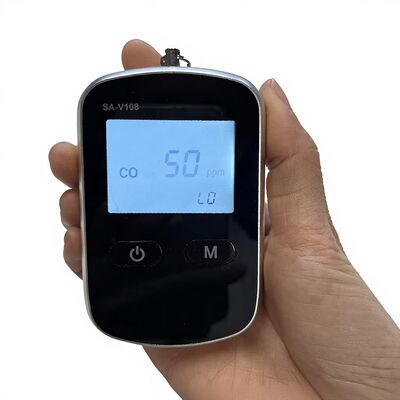 Taşınabilir Karbon Monoksit Dedektörü - LCD Ekranlı, Ev, Seyahat ve Kamp Güvenliği için Sesli ve Işıklı Alarmlı Yüksek Hassasiyetli El Tipi CO Monitörü
