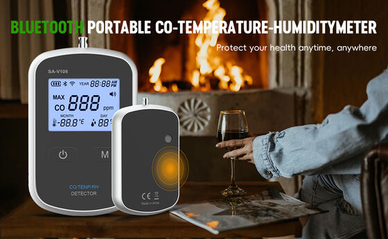 En Üstün Seyahat CO Dedektörü - Otel Odaları, Airbnbs ve Hava Seyahati için Ultra Taşınabilir Karbon Monoksit Alarmı - Hafif ve USB ile Şarj Edilebilir